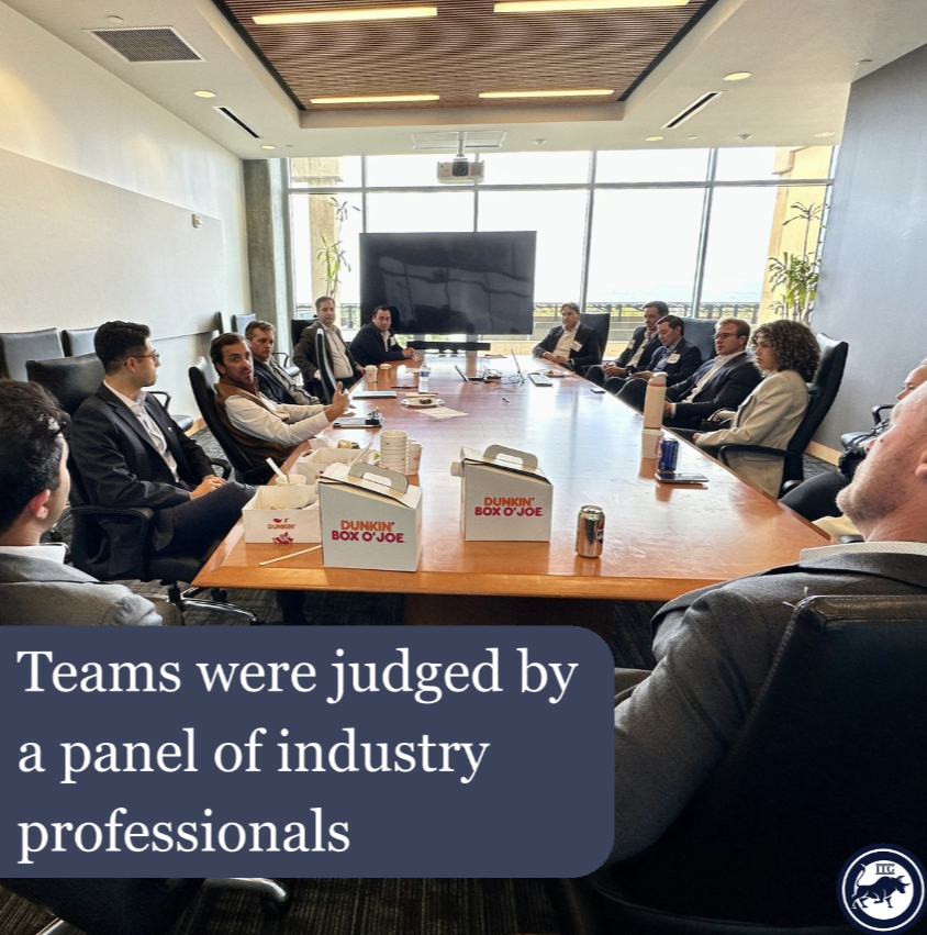 Teams judged by a panel of industry professionals